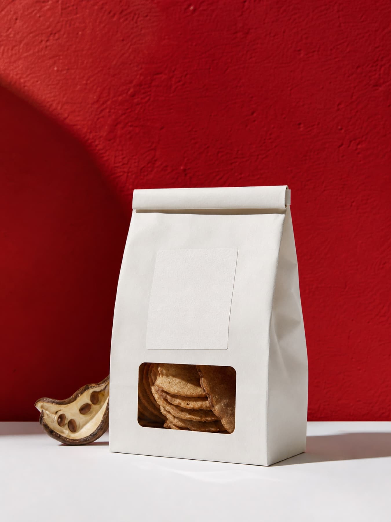 Olmos White Carob Crackers